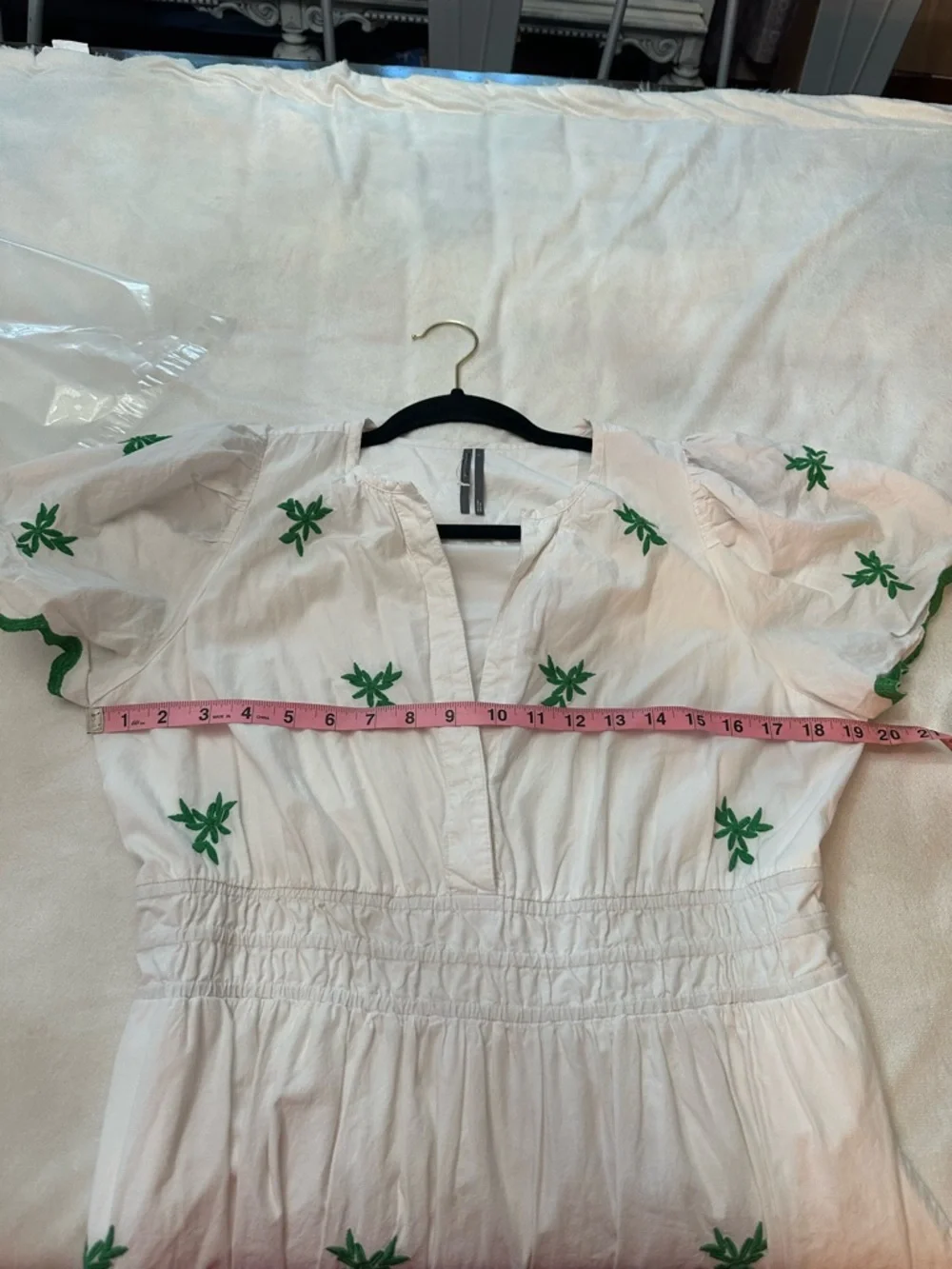 Anthropologie White The Somerset Eyelet Maxi Dress Size Large 38660 - Picture 7 of 15